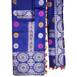 Jio Dokhona with Fasra and blouse material